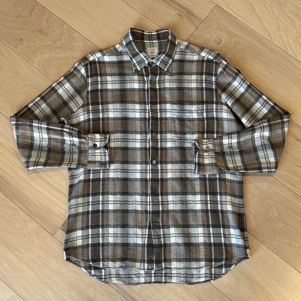 Choya 1886 By Canclini 1925 Button Up Plaid Shirt Long Sleeve Men’s LL